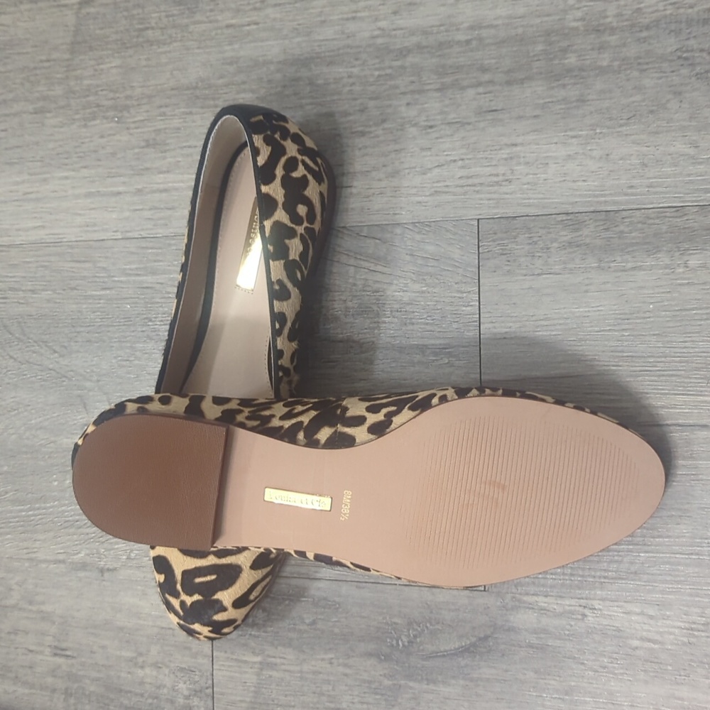Louise et Cie Calf Hair Animal Print Flats NWOT - Picture 7 of 9